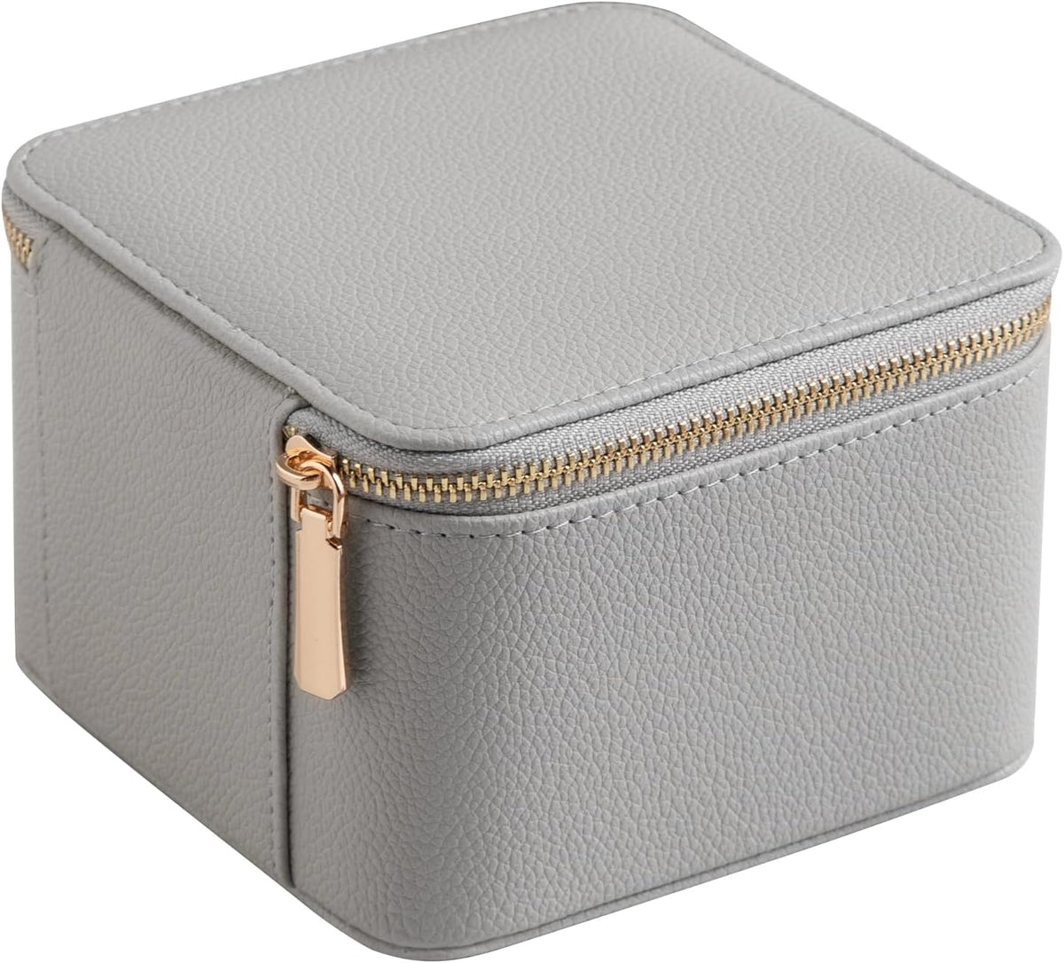 Travel Jewelry Case for Women,Small Jewelry Box with 6 Pouches | Portable Jewelry Bag,Travel Accessories,Tangle-free,Visualization Design for Rings, Earrings, Necklace,Smooth Metal Zipper