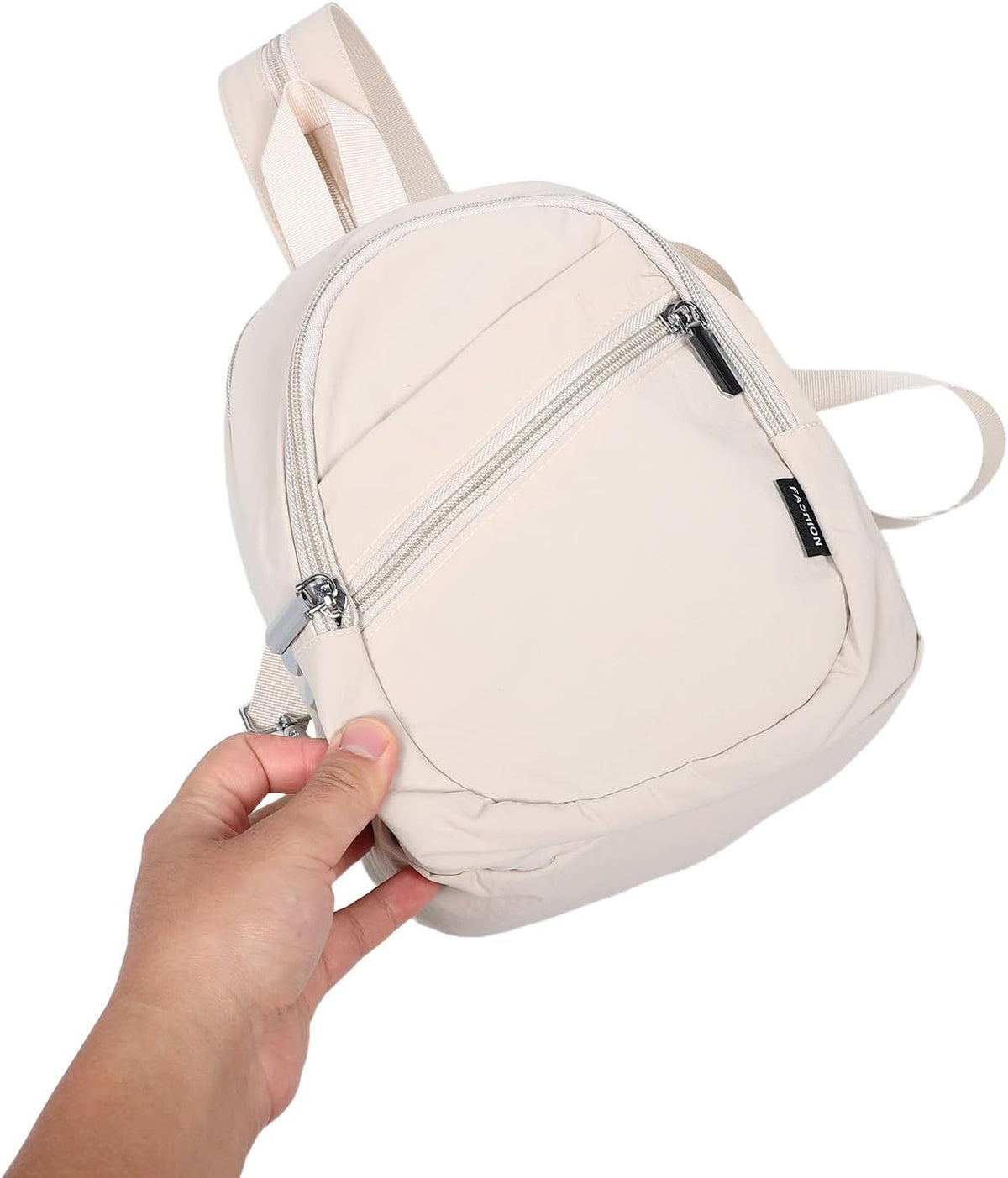 Portable Crossbody Small Sling Backpack for Women and Men, Lightweight Nylon Casual Daypack with Multifunctional Design and Dual Carrying Options, for Travel, Workout, and Everyday