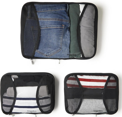 Compression Cube 3-piece set - Lightweight Compression Packing Cubes for Travel