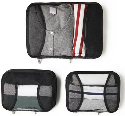 Compression Cube 3-piece set - Lightweight Compression Packing Cubes for Travel