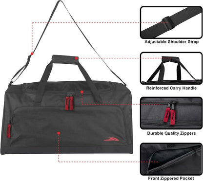 Lightweight Canvas Duffle Bags for Men & Women For Traveling, the Gym, and as Sports Equipment Bag/Organizer