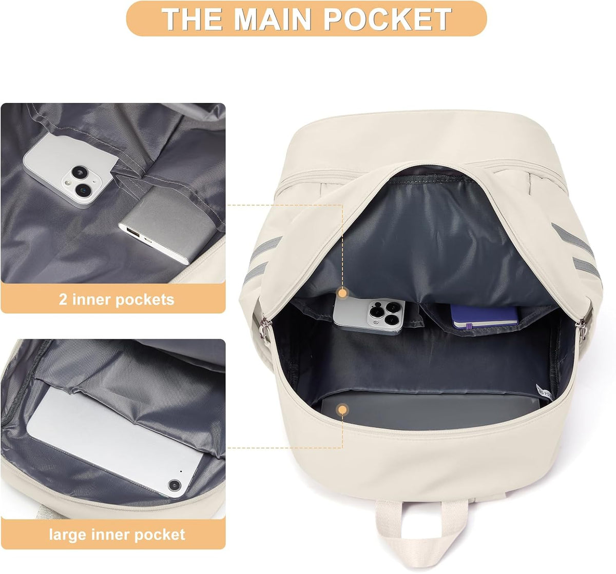 Black Gym Backpack For Women Men Travel Backpack With Shoe Compartment Waterproof Sports Bag Gym Bag Dance Backpacks For Dancers