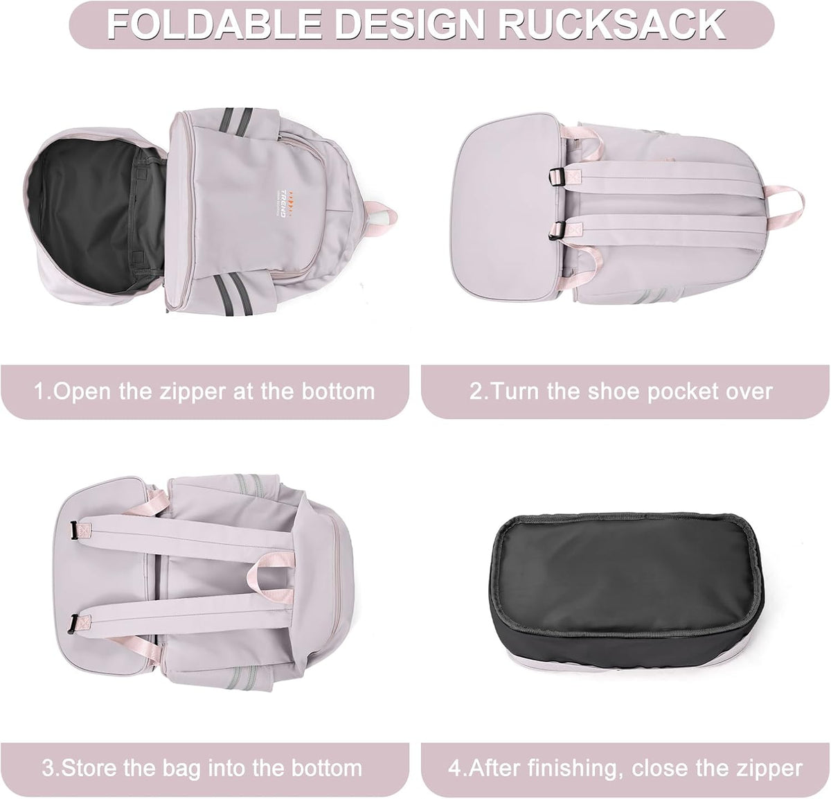 Black Gym Backpack For Women Men Travel Backpack With Shoe Compartment Waterproof Sports Bag Gym Bag Dance Backpacks For Dancers