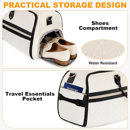 IBVIVIC Convertible Garment Bags for Travel, 2-in-1 Carry On Garment Duffle Bag With Shoe Compartment for Women Men, 50L Hanging Suitcase Suit Travel Bags with Shoulder Strap, Blue