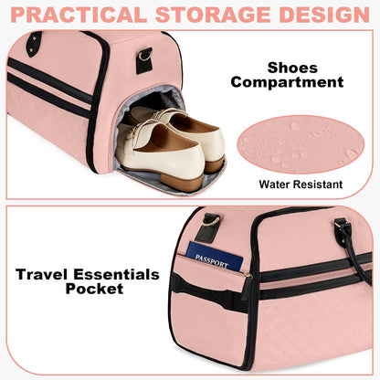 IBVIVIC Convertible Garment Bags for Travel, 2-in-1 Carry On Garment Duffle Bag With Shoe Compartment for Women Men, 50L Hanging Suitcase Suit Travel Bags with Shoulder Strap, Blue
