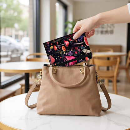 Passport Cover,Multi-Functional Travel Wallet,Stylish & Durable RFID Blocking Passport Holder, Travel Essentials for Men and Women,Weeds