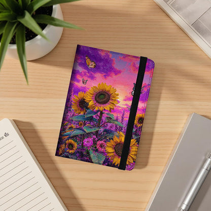 Passport Cover,Multi-Functional Travel Wallet,Stylish & Durable RFID Blocking Passport Holder, Travel Essentials for Men and Women,Weeds
