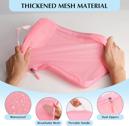 Lightweight Compression Packing Cubes for Suitcases, Compressible Expandable Travel Packing Organizer with Clear Toiletries and Backpack Bag, Travel Essentials for Carry on Luggage