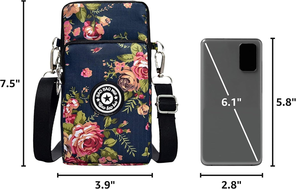 Lightweight Small Crossbody bags Cell Phone Purses Travel Pouch Shoulder Bag for Women | Lightweight