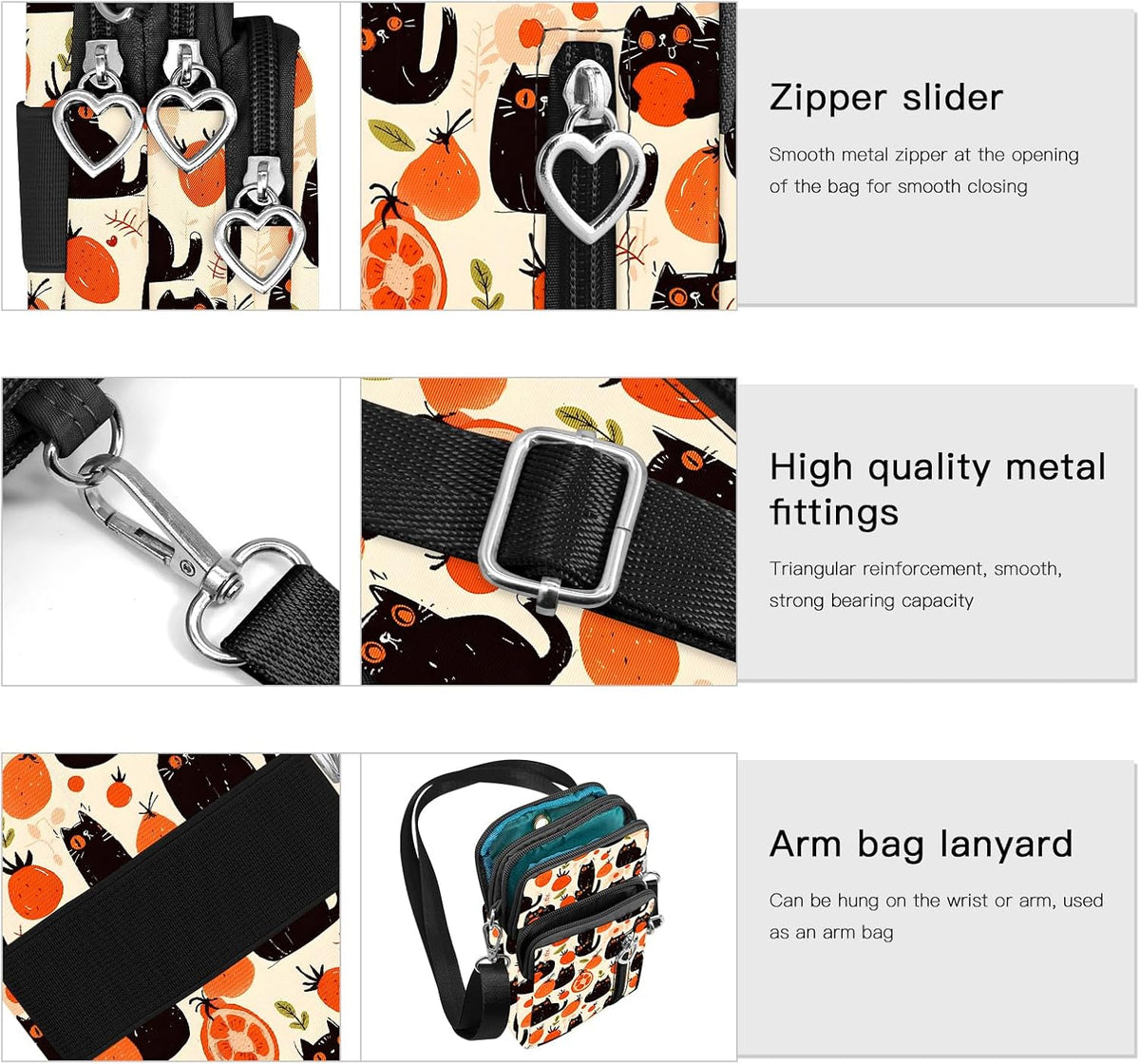Lightweight Small Crossbody bags Cell Phone Purses Travel Pouch Shoulder Bag for Women | Lightweight