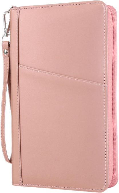 Leather Passport Holder Family, RFID Blocking Passport Wallet, Travel Essentials Premium Wallets