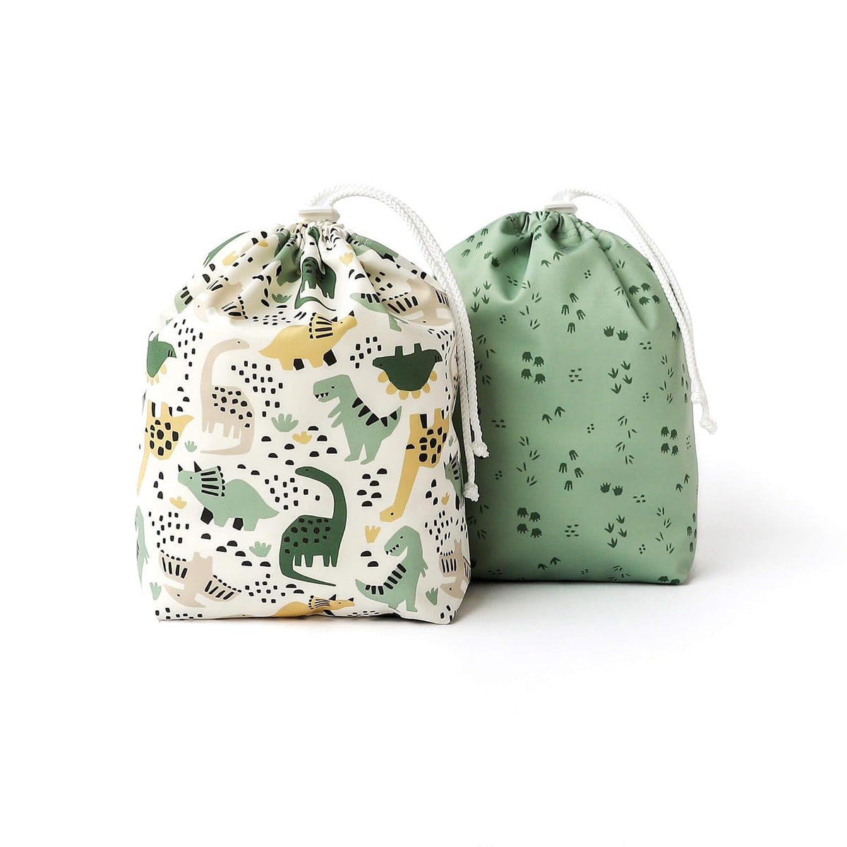 Day Bag – Reusable Wet and Dry Bag Made From Recycled Fabric With Dual Waterproof Compartments for Cloth Diapers, Swimsuits, Toiletries, and Snacks - Buds