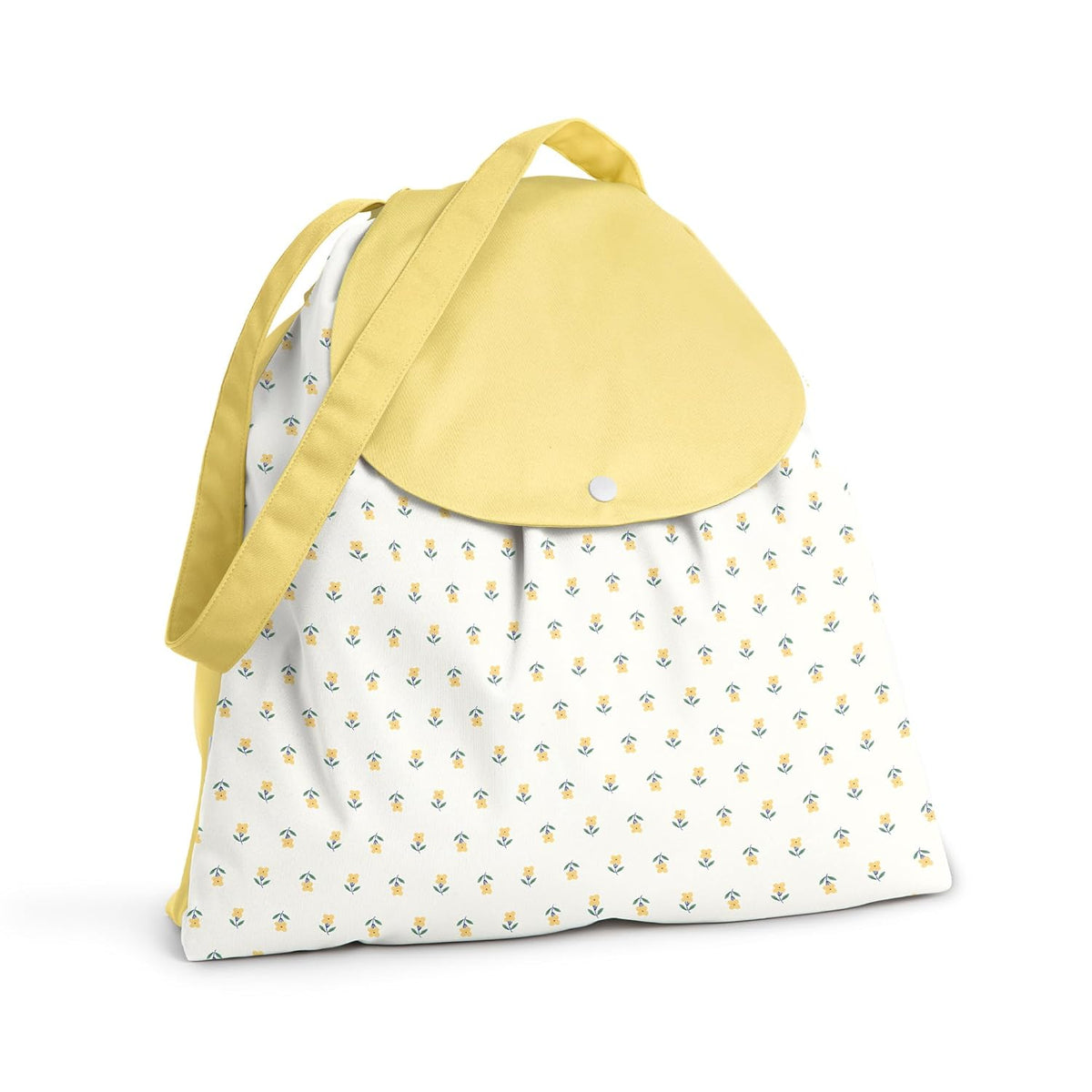 Day Bag – Reusable Wet and Dry Bag Made From Recycled Fabric With Dual Waterproof Compartments for Cloth Diapers, Swimsuits, Toiletries, and Snacks - Buds