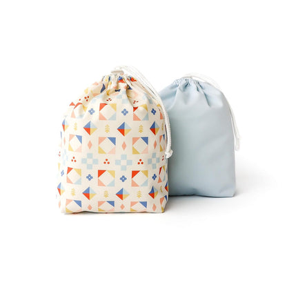 Day Bag – Reusable Wet and Dry Bag Made From Recycled Fabric With Dual Waterproof Compartments for Cloth Diapers, Swimsuits, Toiletries, and Snacks - Buds