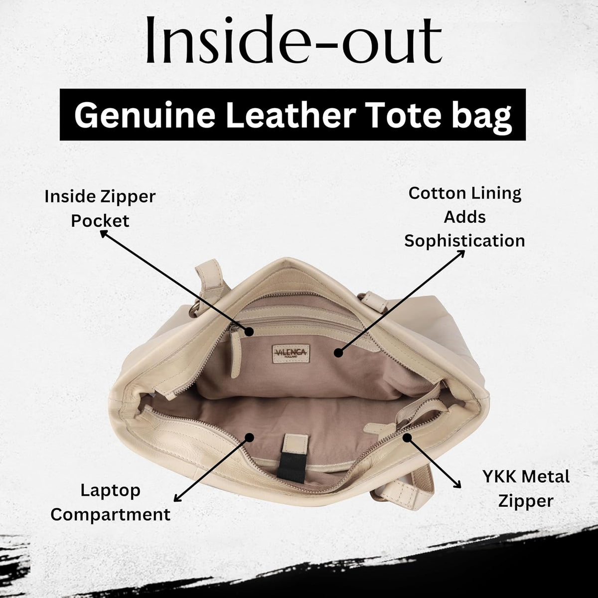 Genuine Italian Leather Women's Tote Handbags, Satchel Purse Ladies Shoulder Bags with Top Handle