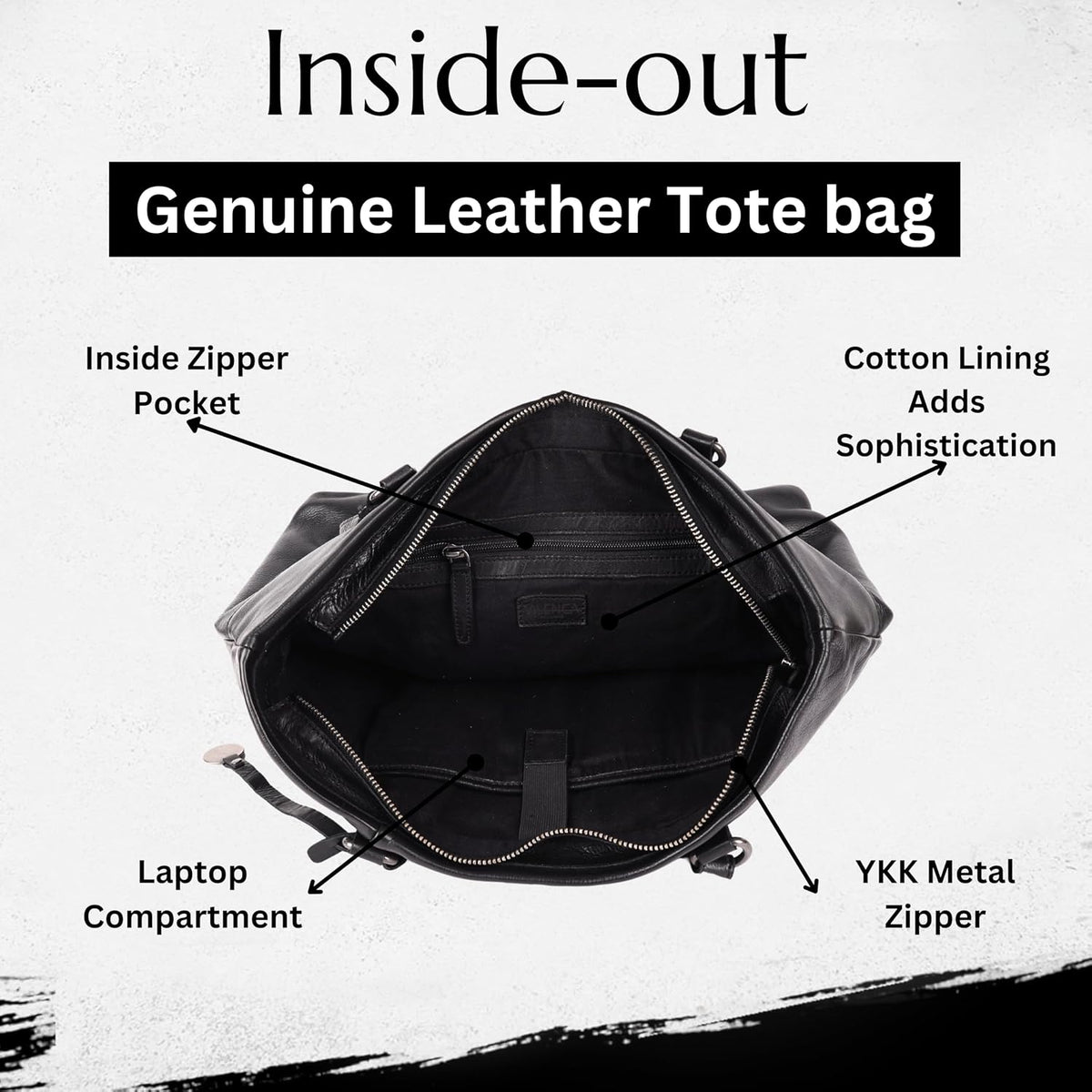 Genuine Italian Leather Women's Tote Handbags, Satchel Purse Ladies Shoulder Bags with Top Handle