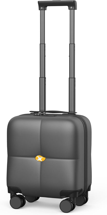 14 Inch Underseat Carry On Luggage with Wheels Hard Shell Suitcases Lightweight Small Luggage for Weekender Mini Suitcase Carry On Bag for Travel Rolling Suitcase.(Aquamarine)