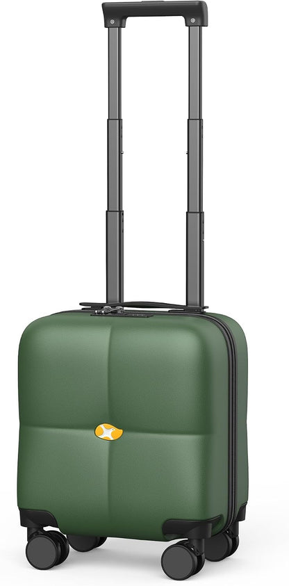14 Inch Underseat Carry On Luggage with Wheels Hard Shell Suitcases Lightweight Small Luggage for Weekender Mini Suitcase Carry On Bag for Travel Rolling Suitcase.(Aquamarine)