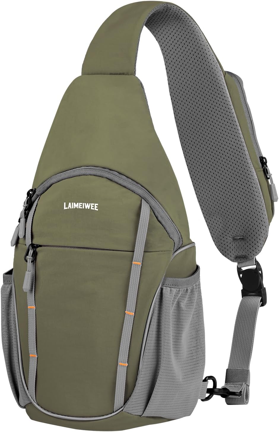 Small Crossbody Sling Bag, Water-Resistant Chest Pack with RFID Blocking, Lightweight Travel Backpack, Ideal for Hiking, Commuting, Outdoor Activities