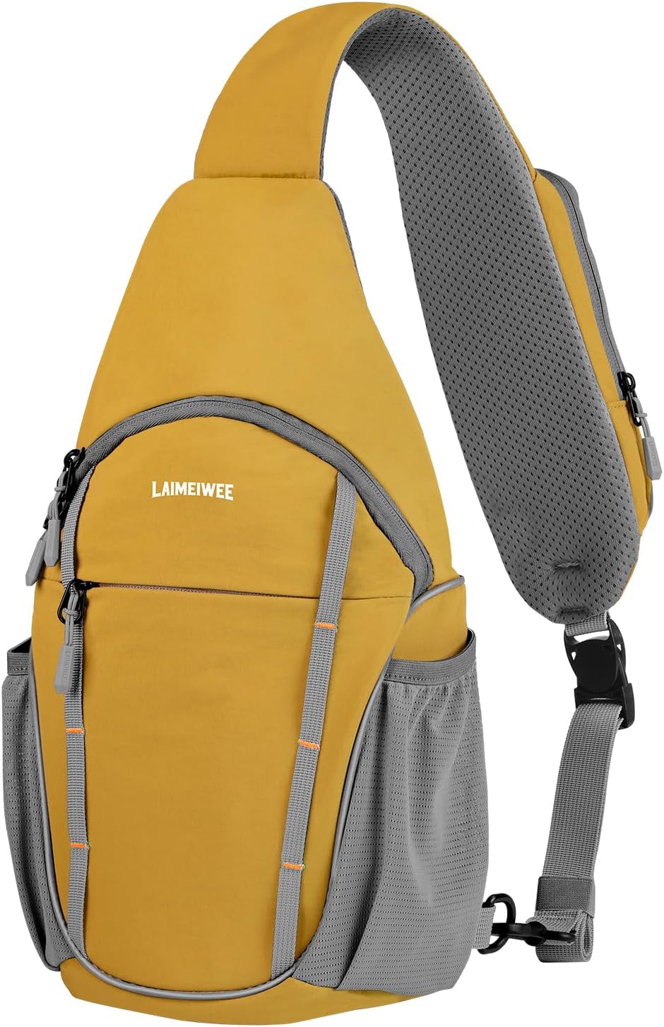 Small Crossbody Sling Bag, Water-Resistant Chest Pack with RFID Blocking, Lightweight Travel Backpack, Ideal for Hiking, Commuting, Outdoor Activities