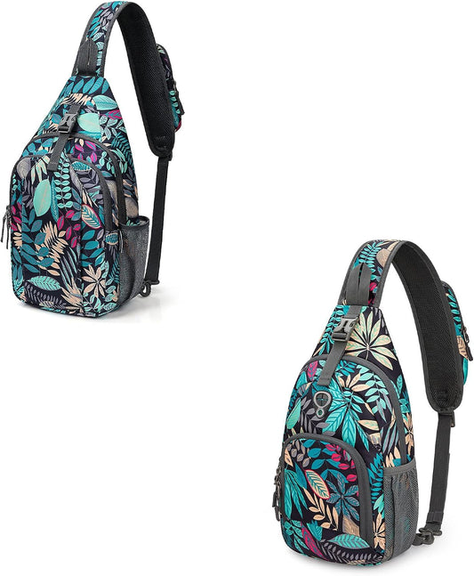 Sling Bag RFID Blocking Sling Backpack and Small Chest Shoulder Backpack
