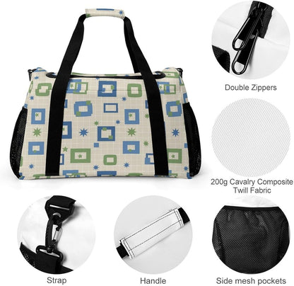 Weekender Overnight Bag Duffel for Travel Gym Sports Large Main Compartment Carry Handles
