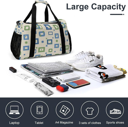 Weekender Overnight Bag Duffel for Travel Gym Sports Large Main Compartment Carry Handles