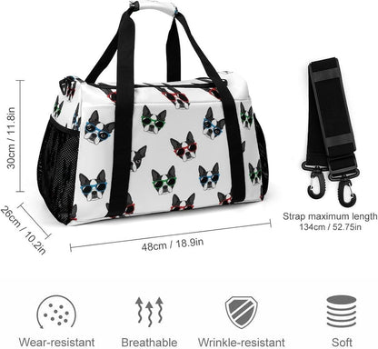 Weekender Overnight Bag Duffel for Travel Gym Sports Large Main Compartment Carry Handles