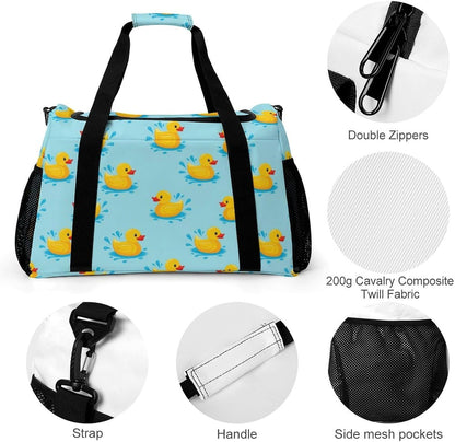 Weekender Overnight Bag Duffel for Travel Gym Sports Large Main Compartment Carry Handles