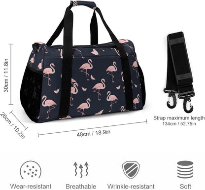 Weekender Overnight Bag Duffel for Travel Gym Sports Large Main Compartment Carry Handles