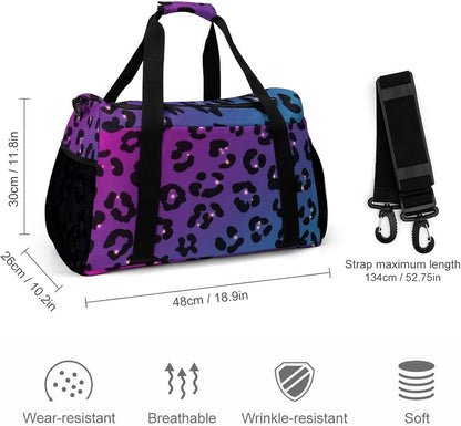 Weekender Overnight Bag Duffel for Travel Gym Sports Large Main Compartment Carry Handles