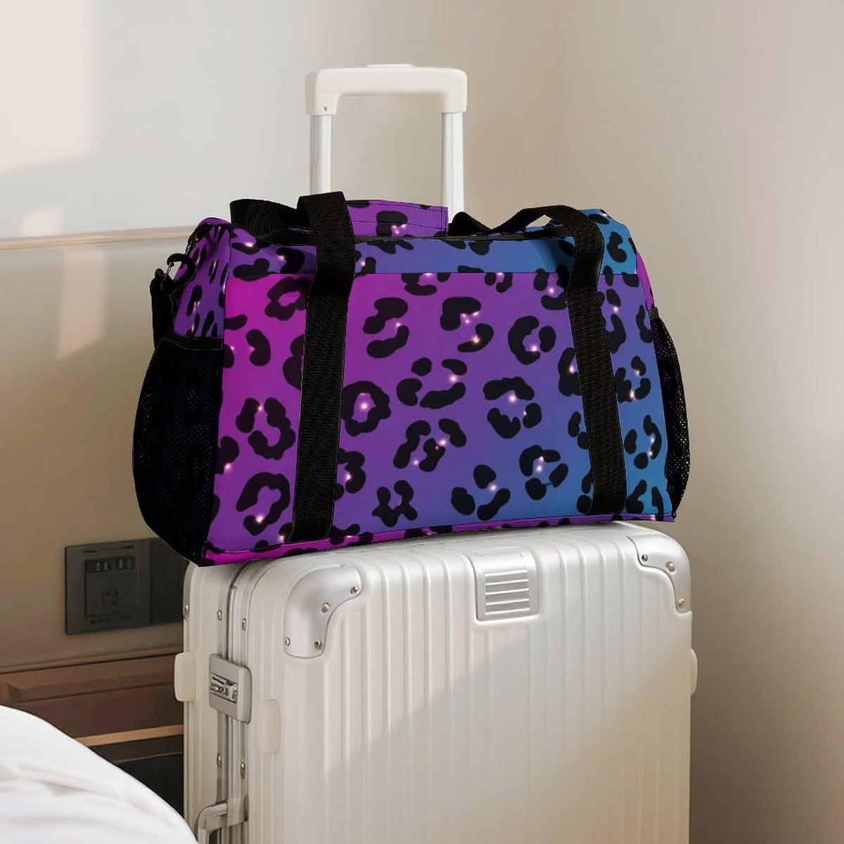 Weekender Overnight Bag Duffel for Travel Gym Sports Large Main Compartment Carry Handles