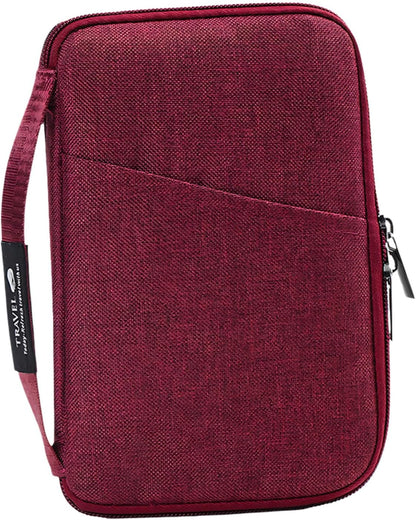 Document Organizers Wear Oxford Cloth Passports Case with Secure Storage for Tickets and Credit Cards Passports Protective