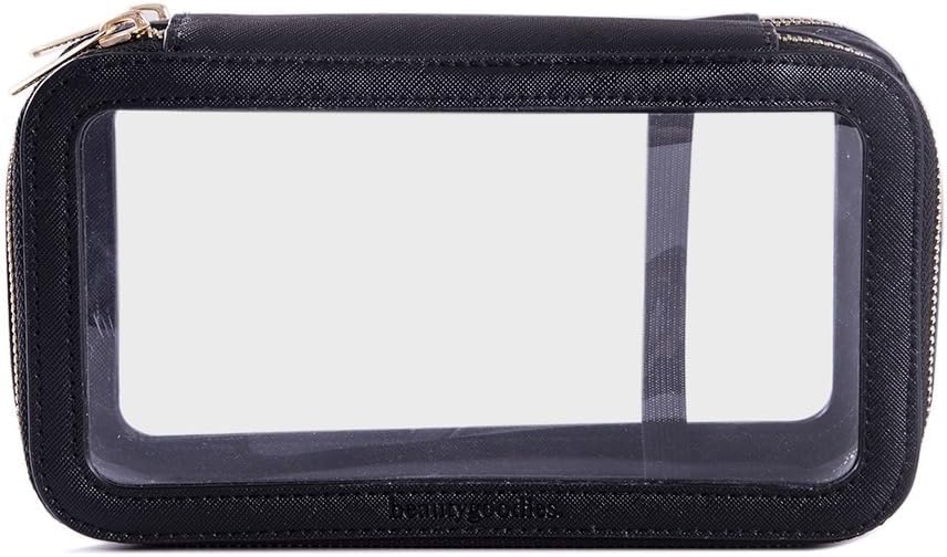 Large Clear Makeup Bags for Women Cosmetic Case Organizer, Clear Make Up Bags for Women Traveling, Clear Travel Makeup Bag Toiletry, Clear Travel Bags for Toiletries Car, Makeup Travel Bag for Women
