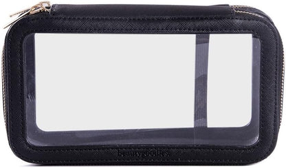Large Clear Makeup Bags for Women Cosmetic Case Organizer, Clear Make Up Bags for Women Traveling, Clear Travel Makeup Bag Toiletry, Clear Travel Bags for Toiletries Car, Makeup Travel Bag for Women