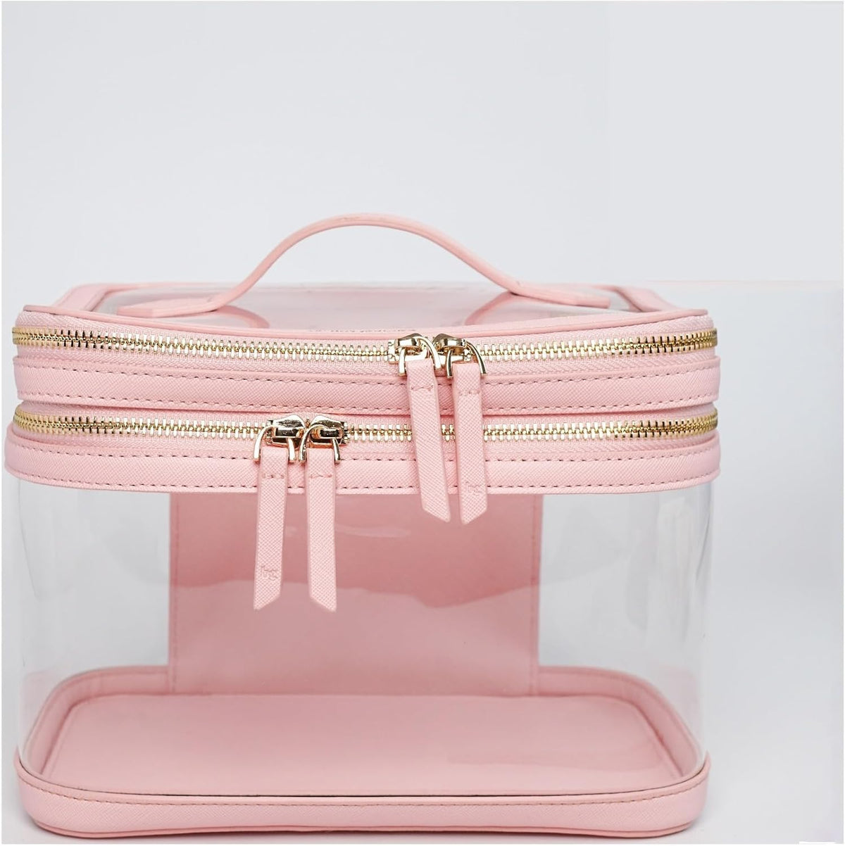Large Clear Makeup Bags for Women Cosmetic Case Organizer, Clear Make Up Bags for Women Traveling, Clear Travel Makeup Bag Toiletry, Clear Travel Bags for Toiletries Car, Makeup Travel Bag for Women