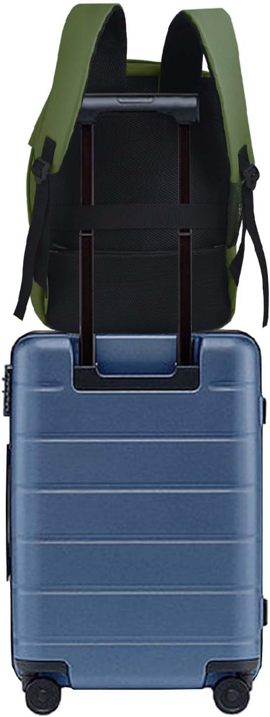 Bellanca Air Canada And WestJet Personal Item Size Backpack Under Seat Carry-on Bag Flair Airlines Hand Luggage (Black, 16x12x4/6In)