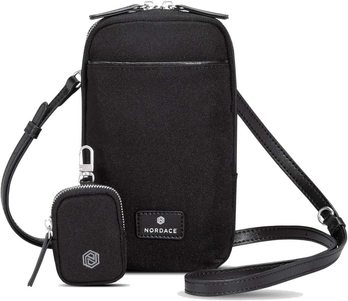Siena Nexus Phone Crossbody Bag - RFID Blocking Card Slots and Detachable Pouch for Travel Phone Shoulder Bag