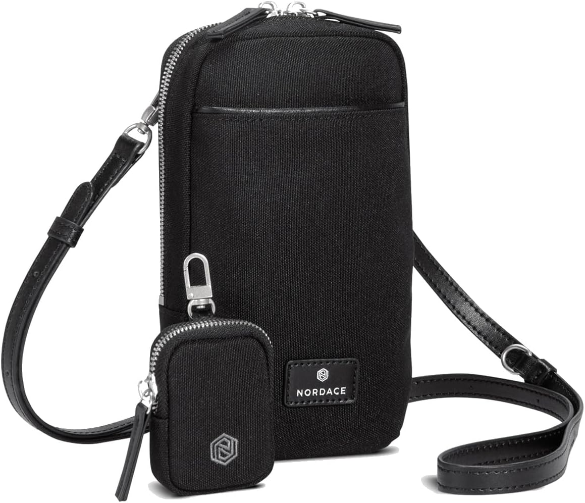 Siena Nexus Phone Crossbody Bag - RFID Blocking Card Slots and Detachable Pouch for Travel Phone Shoulder Bag