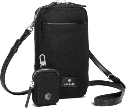 Siena Nexus Phone Crossbody Bag - RFID Blocking Card Slots and Detachable Pouch for Travel Phone Shoulder Bag