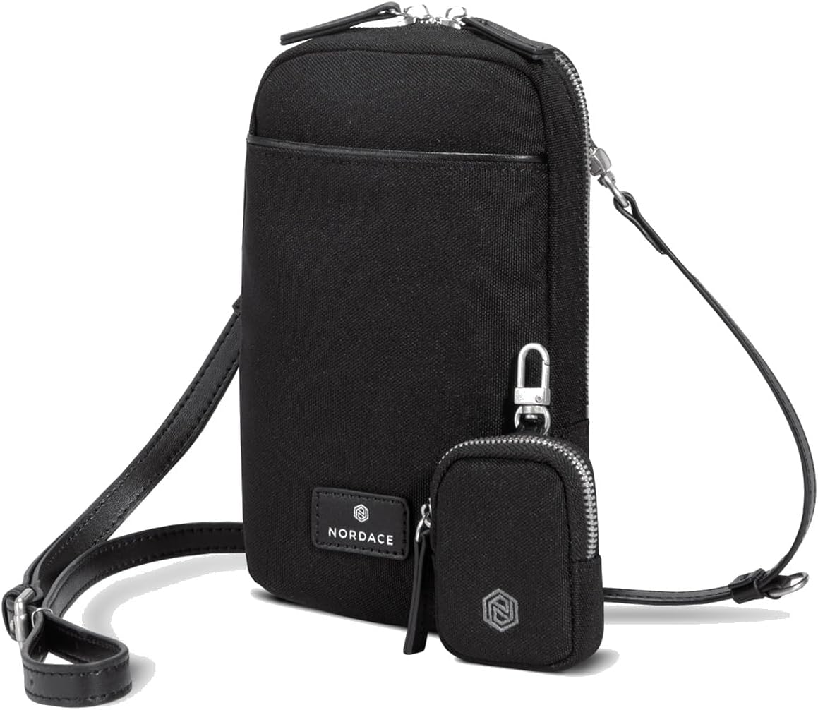 Siena Nexus Phone Crossbody Bag - RFID Blocking Card Slots and Detachable Pouch for Travel Phone Shoulder Bag