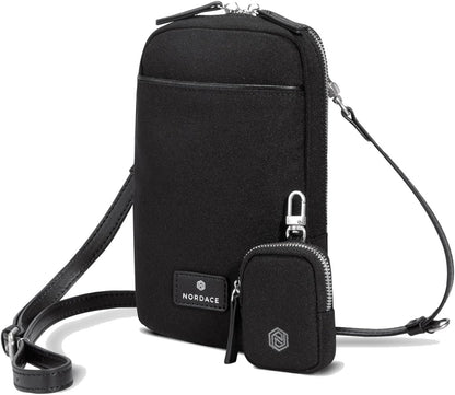Siena Nexus Phone Crossbody Bag - RFID Blocking Card Slots and Detachable Pouch for Travel Phone Shoulder Bag
