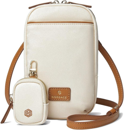 Siena Nexus Phone Crossbody Bag - RFID Blocking Card Slots and Detachable Pouch for Travel Phone Shoulder Bag