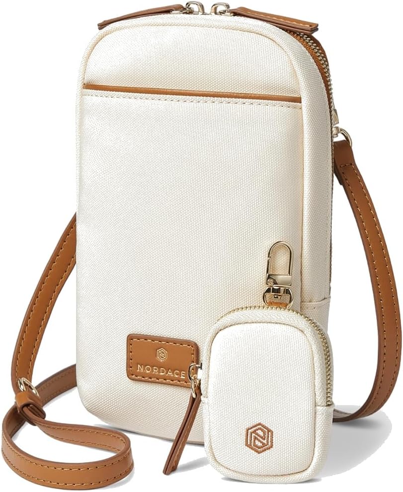 Siena Nexus Phone Crossbody Bag - RFID Blocking Card Slots and Detachable Pouch for Travel Phone Shoulder Bag