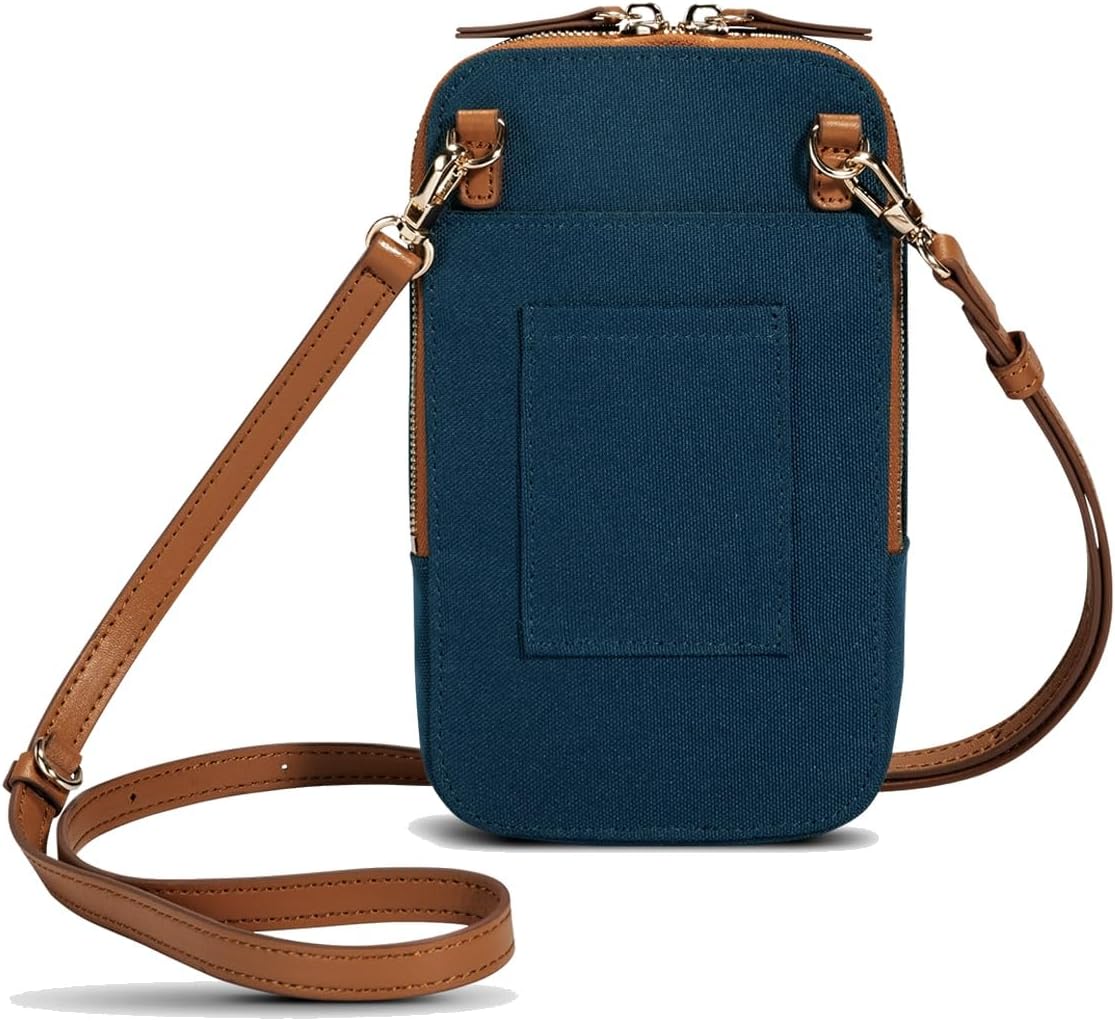 Siena Nexus Phone Crossbody Bag - RFID Blocking Card Slots and Detachable Pouch for Travel Phone Shoulder Bag