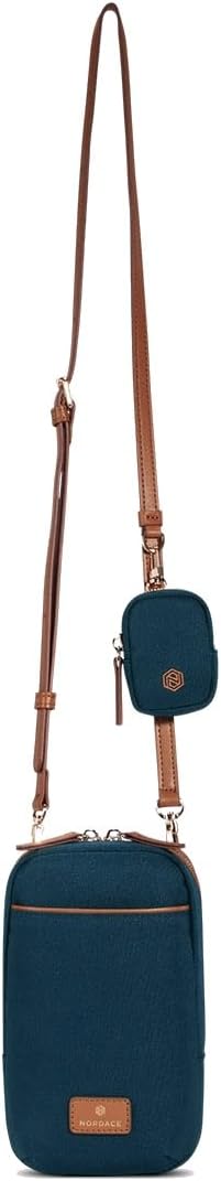 Siena Nexus Phone Crossbody Bag - RFID Blocking Card Slots and Detachable Pouch for Travel Phone Shoulder Bag