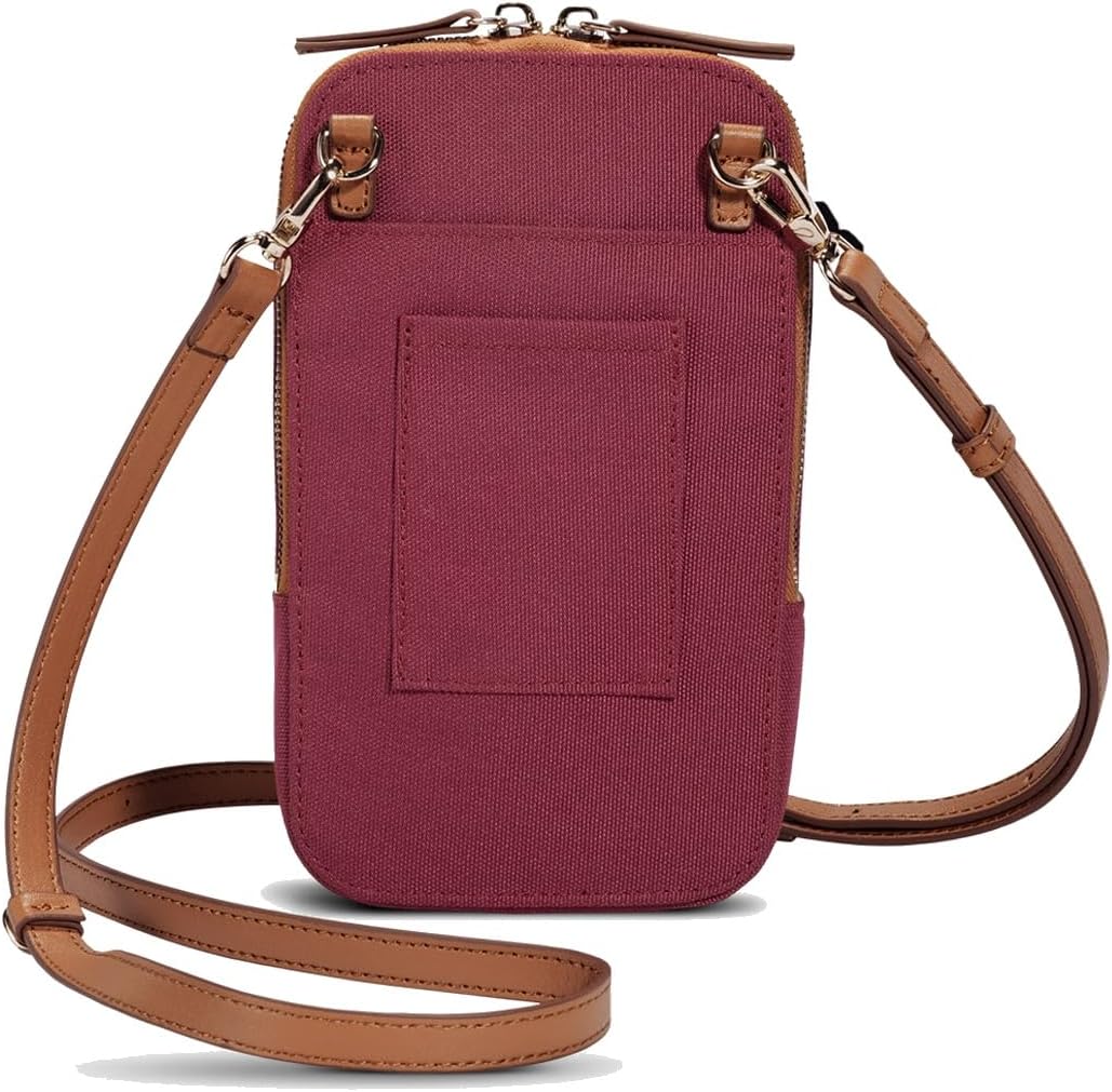 Siena Nexus Phone Crossbody Bag - RFID Blocking Card Slots and Detachable Pouch for Travel Phone Shoulder Bag