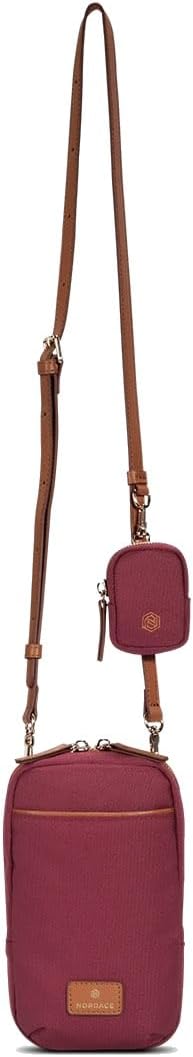 Siena Nexus Phone Crossbody Bag - RFID Blocking Card Slots and Detachable Pouch for Travel Phone Shoulder Bag