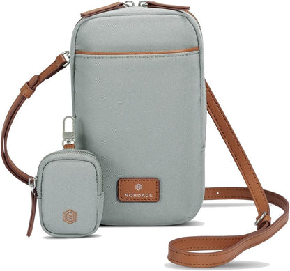Siena Nexus Phone Crossbody Bag - RFID Blocking Card Slots and Detachable Pouch for Travel Phone Shoulder Bag