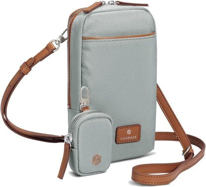 Siena Nexus Phone Crossbody Bag - RFID Blocking Card Slots and Detachable Pouch for Travel Phone Shoulder Bag
